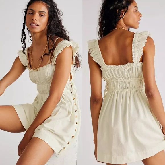 Free People Claudette Mini Dress - Picture 1 of 8